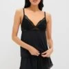 Eberjey Black Beatrix Cami And Short Set