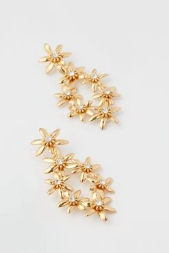 Gold Elena Lux Earrings -Urban Motion RNnJ4uBdM5OVyVeRJCNLEizL9wpBXz8G 1