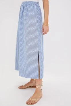 Blue Stripe Athena Skirt -Urban Motion RTylW5yL6donW61Hw6qVRA4nw7mqFEel 1