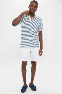 Ivory Breton Stripe Sunwashed Tee Shirt Polo -Urban Motion Rc5RLQxtDbSKY0e6SAc9EtjHeTjyFTRL 1