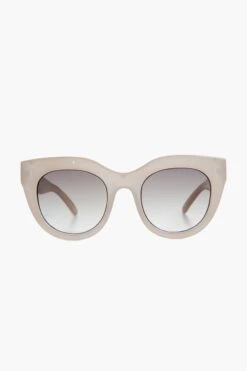 Le Specs Oatmeal Air Heart Sunglasses