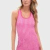 Gingham Sleeveless Dry Wick Tennis Dress 1 Gingham Sleeveless Dry Wick Tennis Dress -Urban Motion SLI1p7X60od9aVkq0v3JUC9OccjchGxA 1