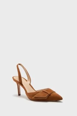 Veronica Beard Caramel Lisbeth Heels