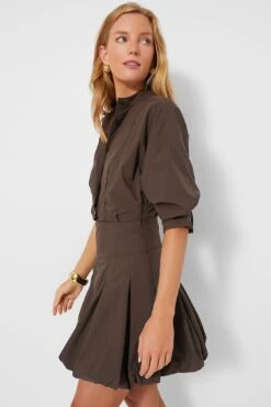 Chocolate Effie Bubble Mini Dress -Urban Motion SX7SEoyOHL8CaeFscmxElKZ0gOwJeXcH 1