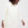 Cream Tweed Nava Dress -Urban Motion SjdqtmZDFopZanmLhchTZJEKYKrMk4zW 1