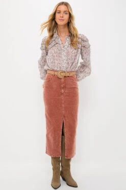 Isabel Marant Etoile Rust Odalie Corduroy Skirt -Urban Motion SoqA58JAnlXbnVhA8xKxXqv5oVUW8Krv 1