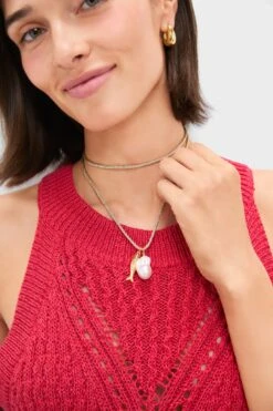 HART Gold Lurex Cord Necklace With Baroque Pearl And Gold Fish Charms -Urban Motion TIvPMACbpUoaWSfoIHZMsup4rIfxkH2C 1