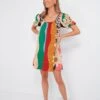 Farm Rio Super Fun Daisy Mini Dress