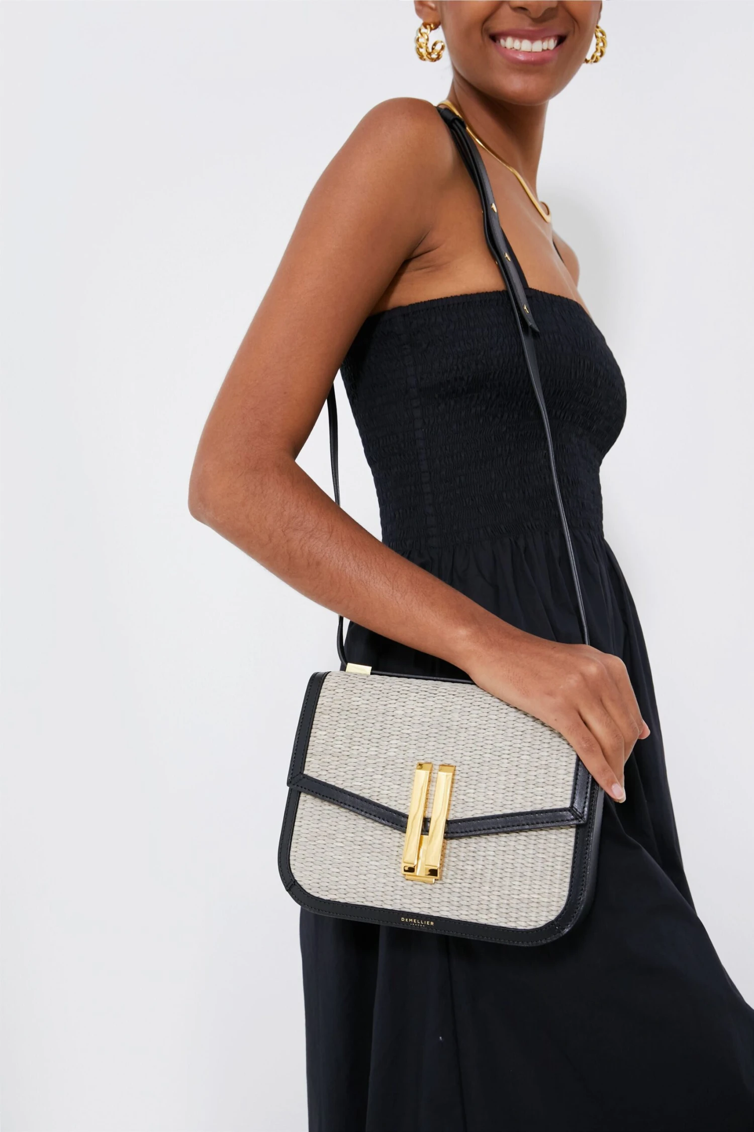 Deep Taupe Raffia Vancouver Bag 5 Deep Taupe Raffia Vancouver Bag - Image 3