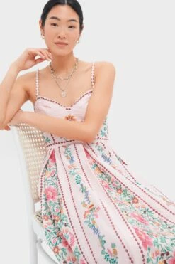 Farm Rio Delicate Forest Pink Maxi Dress -Urban Motion UG2nlxWnmGXQuZFWqVCK8mu8uEmTTEig 1