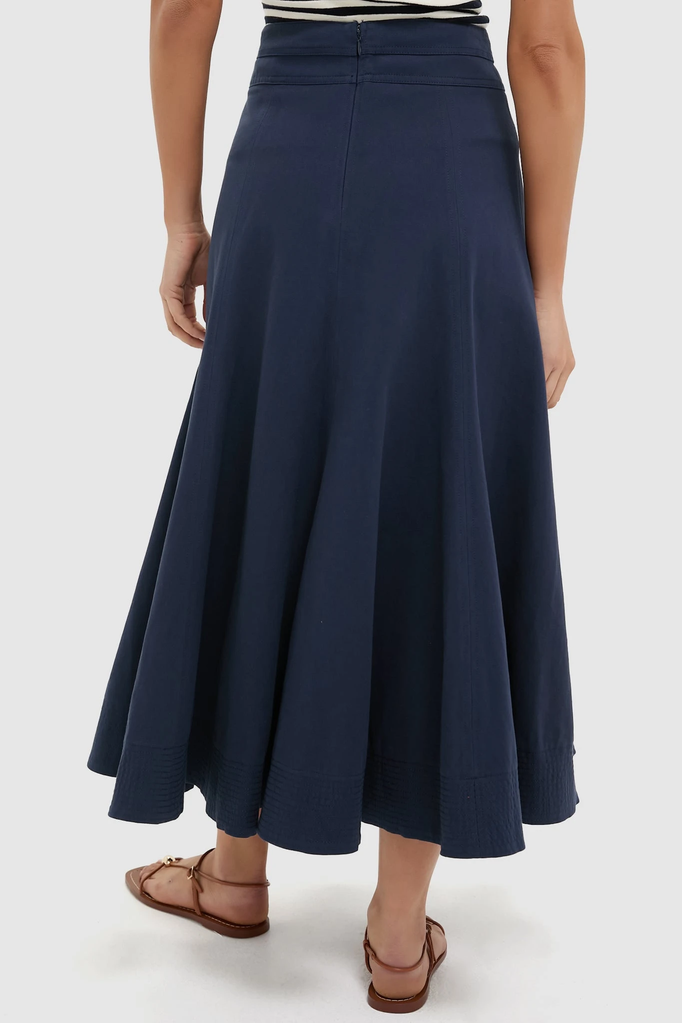 Navy Brynn Skirt 6 Navy Brynn Skirt - Image 4