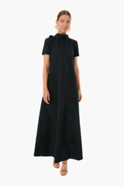 Staud Black Ilana Dress