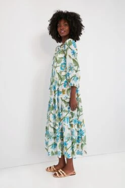 Sea Glass Chintz Long Sleeve Salty Paloma Caftan -Urban Motion UeelHtUqlnHGXbmy1jzZEhWVUK4xNZeg 1