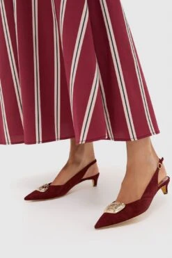 Merlot With Gold Mistly Slingback Heels -Urban Motion UqmZTY08iZacgKicdUIrDeDet3JiriZ8 1