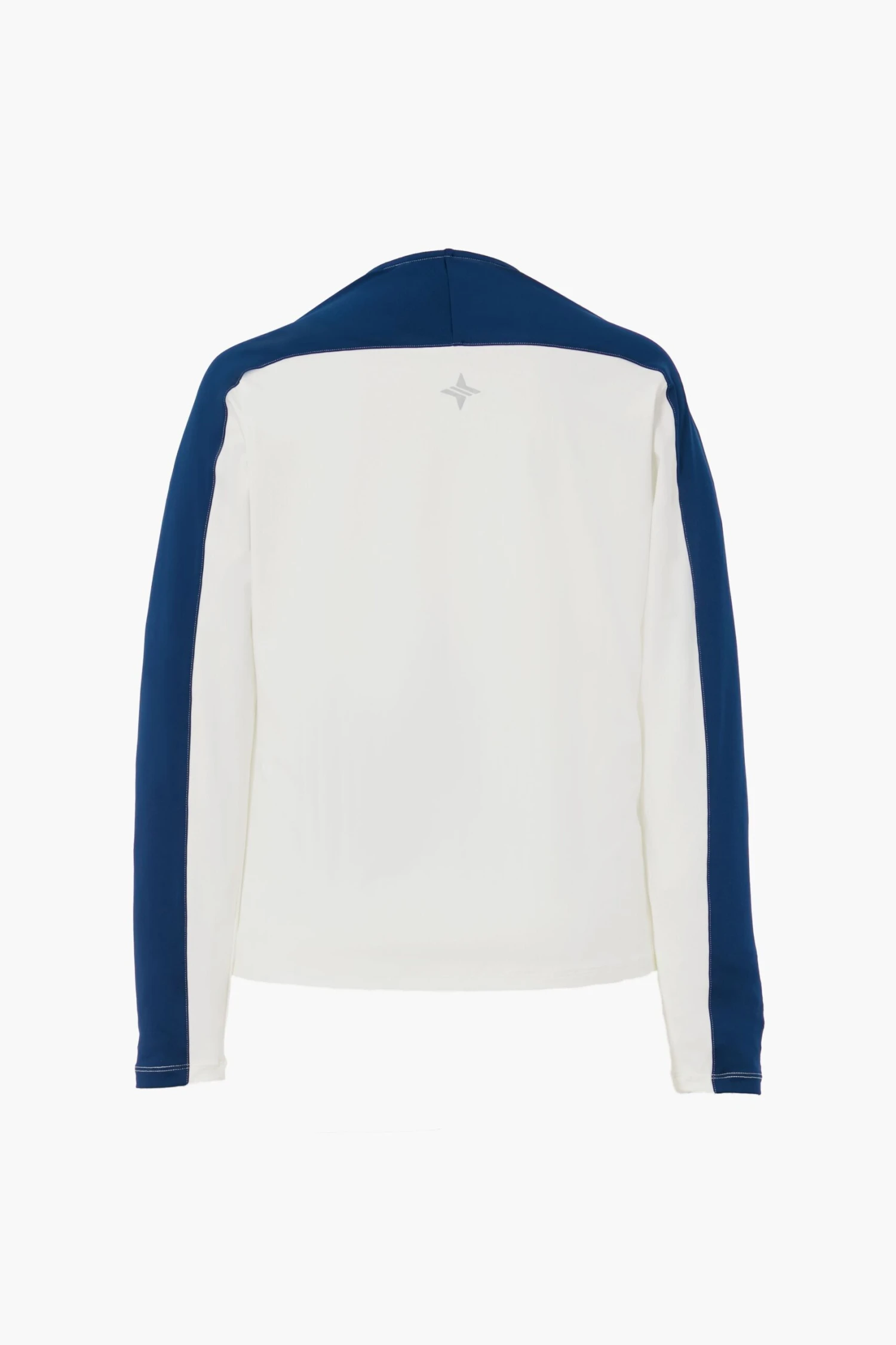 White And Navy Carver Quarter Zip Tee 10 White And Navy Carver Quarter Zip Tee - Image 8