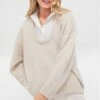 Oatmeal Removable Collar Dickey Sweater 2 Oatmeal Removable Collar Dickey Sweater -Urban Motion VyUFjKjpaGRJ6iYQJNlLfFnyVLoxBTT2 1