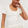 White Scoop Neck Tee 1 White Scoop Neck Tee -Urban Motion WATMnfEq5c87Nhxk0ROdfrSTRPEB5owT 1