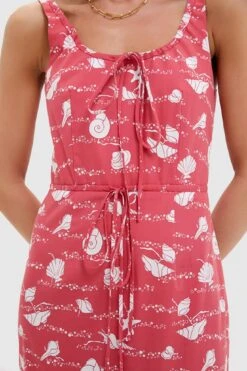Red Shell Double Drawstring Dress -Urban Motion WG9Ft6OY0a8i9NZSUQt4Q4rnaOMsJv7Y 1