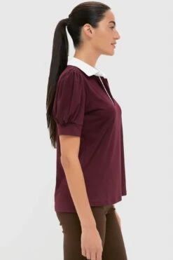 Winetasting Puff Sleeve Performance Jersey Caroline Polo -Urban Motion Wbd3otWJWTHsWR6eFRu8RXKPtcHd26Db 1