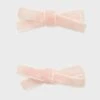 Pink Small Velvet Bow Clips Set Of 2 -Urban Motion WhdkDnpSpeirtSfUoVBSiWQRBibiZJHn 1