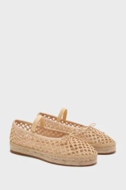 Loeffler Randall Natural Crochet Raffia Kayla Ballet Espadrilles -Urban Motion XBRcguVToam4CJahlBaxogiQopYkVtJQ 1
