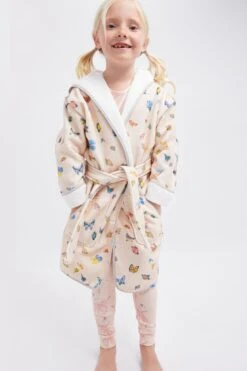Blush Peach Madame Butterfly Robe