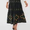 Black Perle Print Tiered Skirt -Urban Motion YBsDy7Mp0U9eztgcHDF0xB1lHg2d9X0n 1