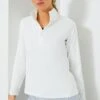 White Performance Jersey Carver Quarter Zip Tee -Urban Motion Z88MMLQ6GREqFtL4BF7Tdgg8lFag0uWa 1