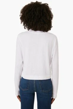 White Lupita Crop Long Sleeve Shirt -Urban Motion ZOvTeab0TaZCLDgRIunGFchSn3mPC6r8 1