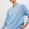 Light Blue Stone Washed Cotton Anne Crewneck Sweater 2 Light Blue Stone Washed Cotton Anne Crewneck Sweater -Urban Motion aRfVchiP5OT43l844aelXyZfdaAxaCJl 1