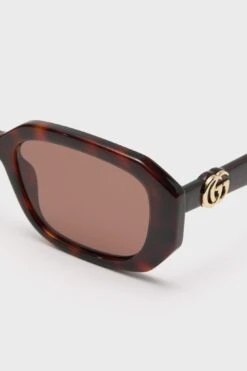 Gucci Havana GG Logo Rectangular Sunglasses -Urban Motion aqJ0MOBsR3Ym3647tZiidyPj30xYgUXs 1