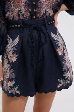 Zimmermann Navy Multi Paisley Rhiannon Tuck Short -Urban Motion bFD320p3TDRIOqgqqodvPU8ACahGmh7u 1
