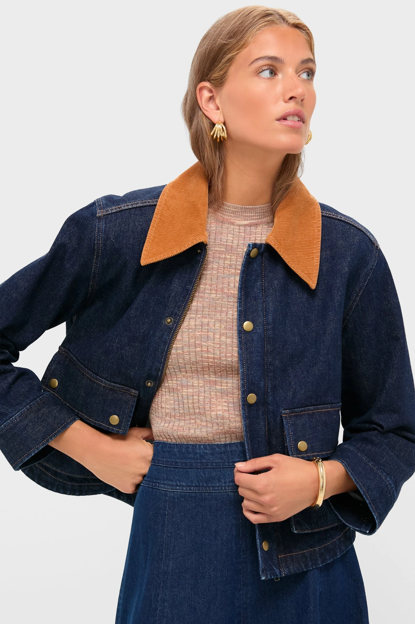Midnight Rinse Denim Swingy Jacket 3 Midnight Rinse Denim Swingy Jacket