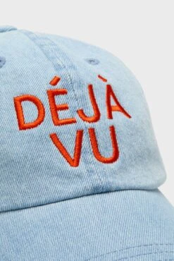 Denim Embroidered Deja Vu Denim Baseball Hat -Urban Motion bV4sJHJH6uGFiBgCwvNYkNlFQJNOLpXF 1