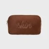 Espresso Small Skincare Pouch
