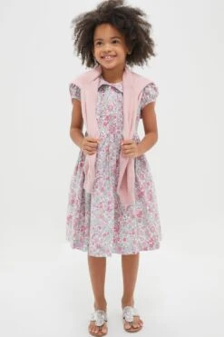 Pink Leafy Floral Frill Dress 13 Pink Leafy Floral Frill Dress -Urban Motion btxRs2U6MVGO882J5bJJRiUGPsmnUYWm 1