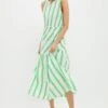 Green Stripe Bran Midi Dress With Tie 2 Green Stripe Bran Midi Dress With Tie -Urban Motion cWjTxH1Z5rnSwBo6F9b8oTkQqpMOuXMz 1