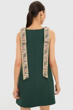 Garden Scrollwork Jacquard Bow Rosie Dress -Urban Motion cc3EHqCpMzvM26iSuuLLrYnpiCJ6BCFC 1