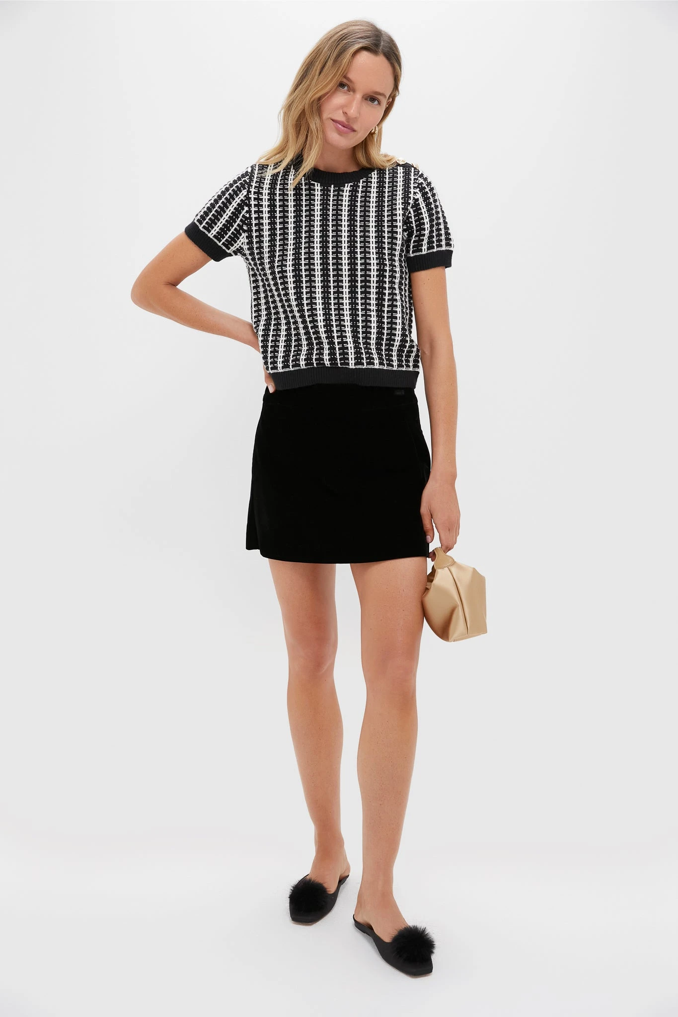 Black Velvet Grace Mini Skort 4 Black Velvet Grace Mini Skort - Image 2