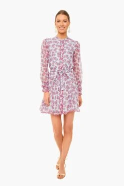 Dragonfruit Tilly Ruffle Eyelet Dress