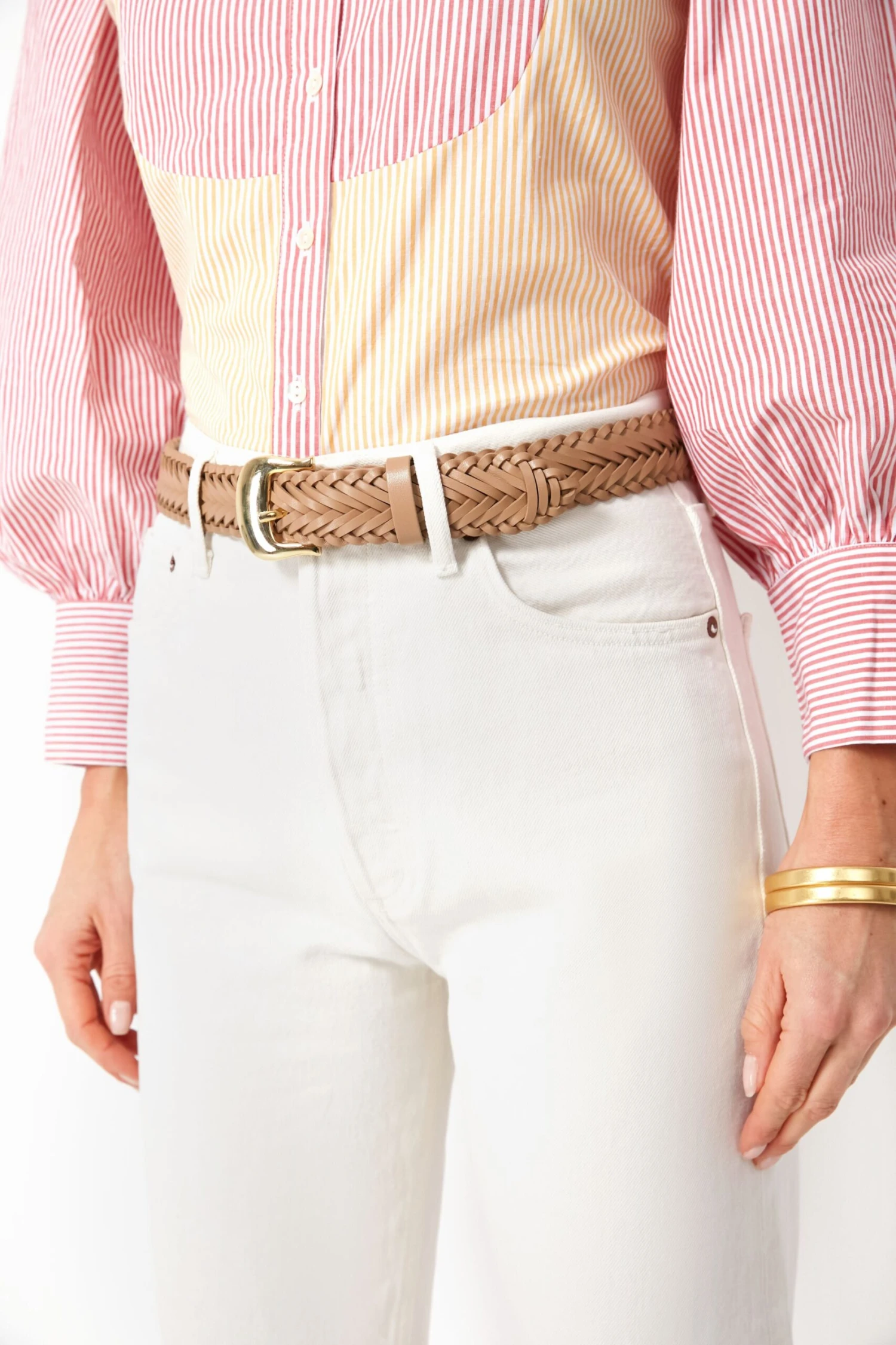 Camel Talia Braid Belt 4 Camel Talia Braid Belt - Image 2