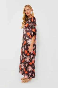 Silk Fantasia Print Spinnaker Maxi Dress -Urban Motion d3MQxMOj1bN6lTie6ZRyfFHZVO3ifdaS 1