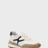Veronica Beard Coconut And Black Valentina Sneakers