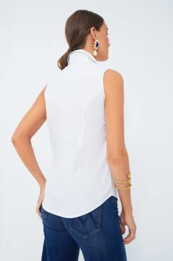 White Sleeveless Essentials Shirt -Urban Motion e7jFvcg3JlGgxyMUB8upGwiZXjSqf62f 1