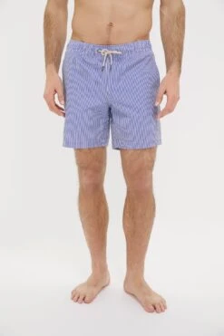 Sky Blue Seersucker Bayberry Trunks