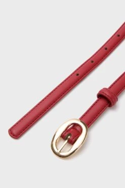 Red Oval Buckle Skinny Belt -Urban Motion fDDIavg4Gx7I0tccKZXiV9JKkcvK63Df 1