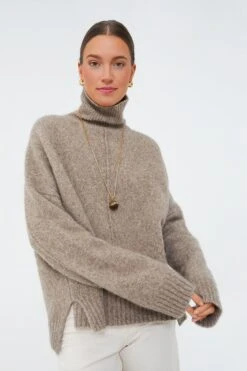 Vanessa Bruno Fauve Balade Turtleneck Sweater
