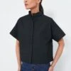 Black Trapunto Stitch Sofia Shirt -Urban Motion gwMFIZNTVjv26cgGidhtG84ZG7zFROKy 1