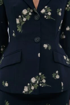 Erdem Midnight Blue Fitted Single Breasted Blazer 12 Erdem Midnight Blue Fitted Single Breasted Blazer -Urban Motion hI9PiAfTNXtZuIa6VPu94lwhqbNYAw8O 1