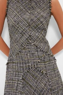 Erdem Dark Olive Sleeveless Midi Dress -Urban Motion hav8y2lMFKSuxyIreNJIBcrncAsB1FrI 1